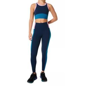 Sweaty Betty Power Frame Workout Top & Power Block High Waist 7/8 Leggings